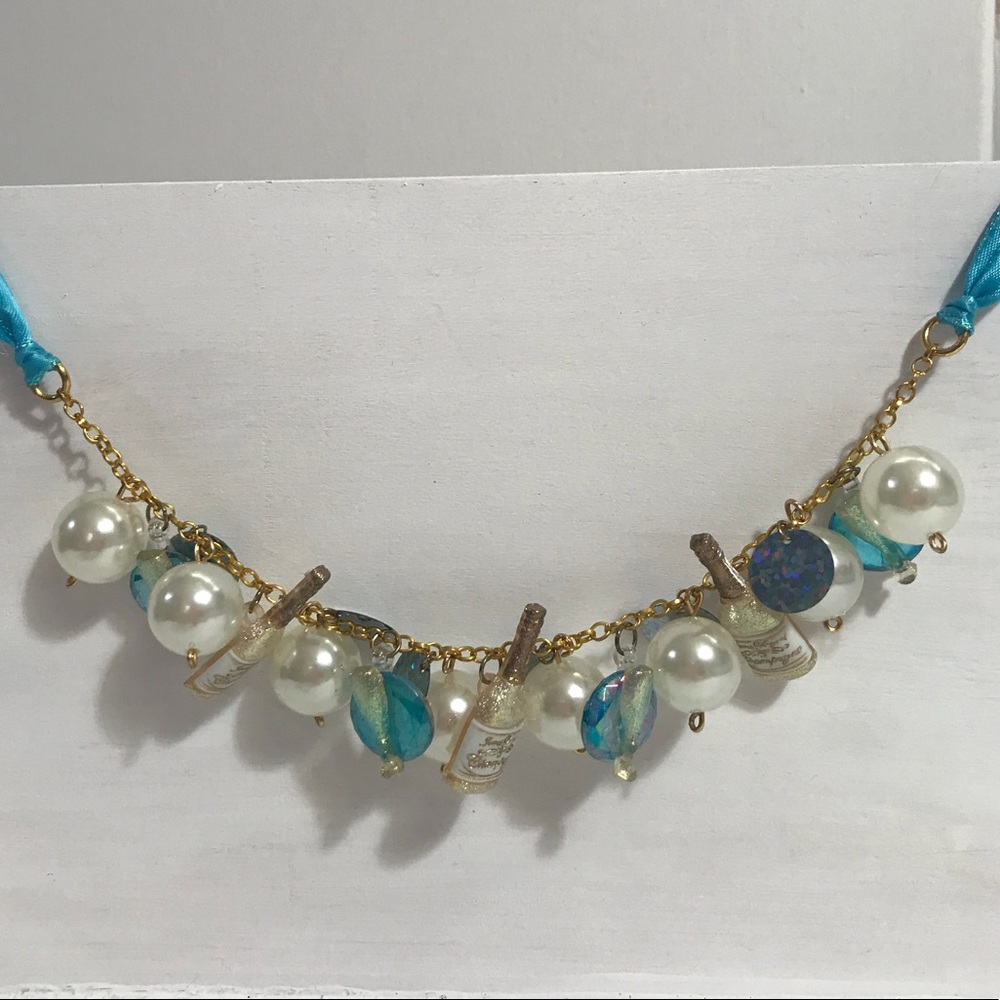 Pop the bubbly statement necklace one of a kind